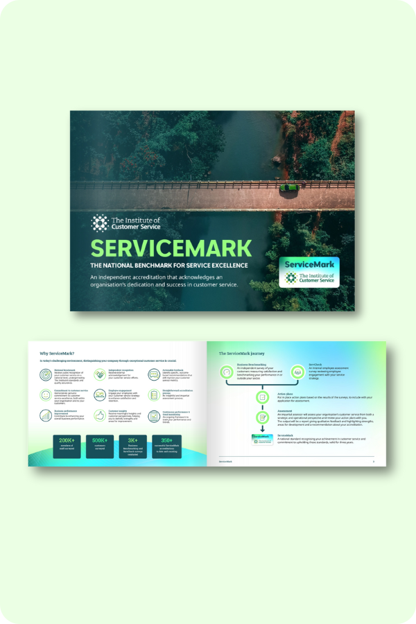 ServiceMark Brochure Mockup ServiceMark Brochure Mockup