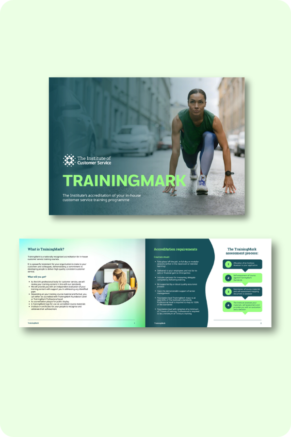 TrainingMark Brochure Mockup